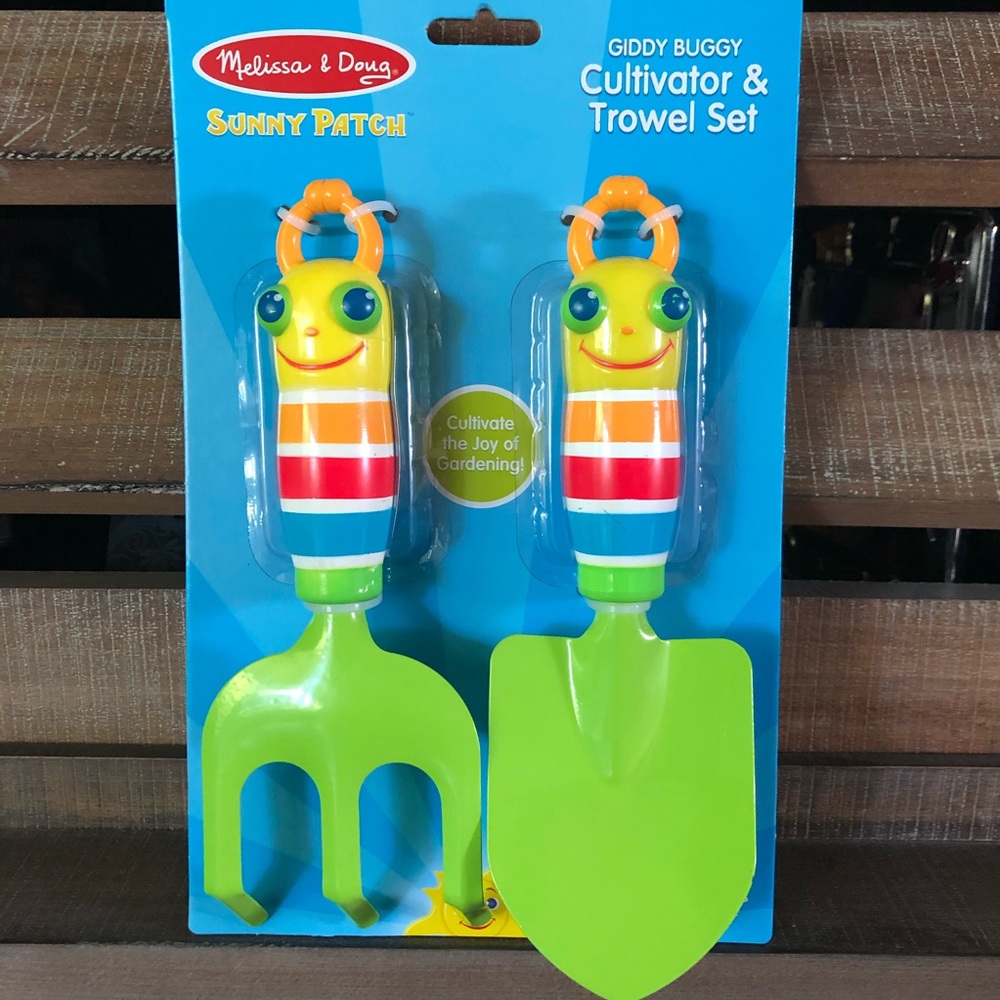Melissa & Doug Cultivator & Trowel Set for Kids